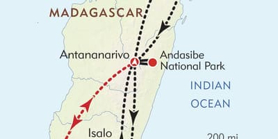 Antananarivo Madagaskar mapu