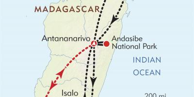 Antananarivo Madagaskar mapu