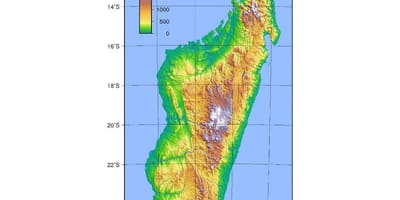 Mapa Madagaskar fasáda